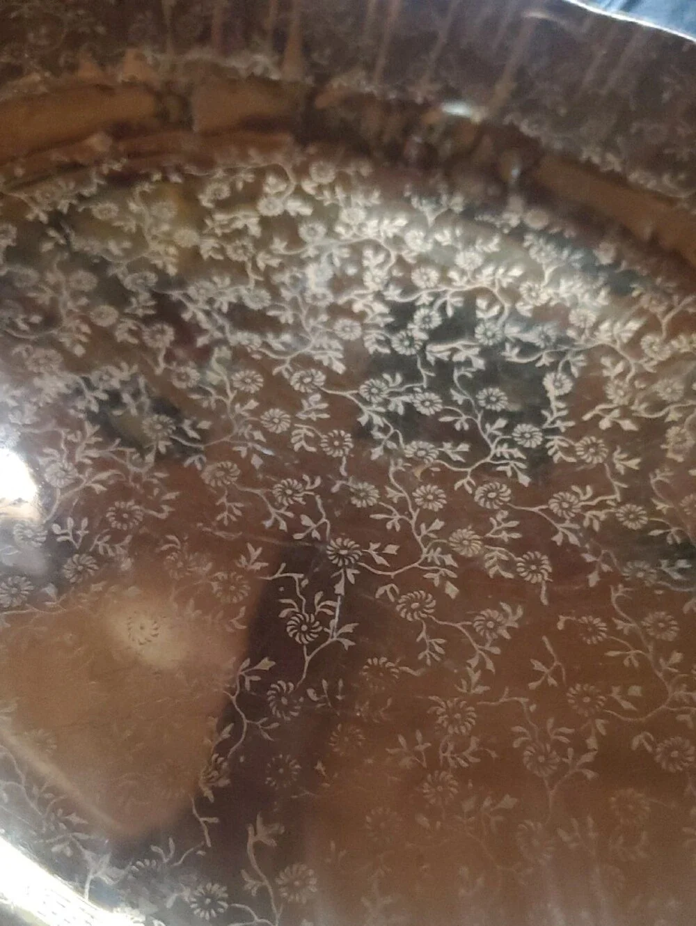 Vintage Homer Laughlin Coronet 22K Gold Filigree Oval Serving Platter